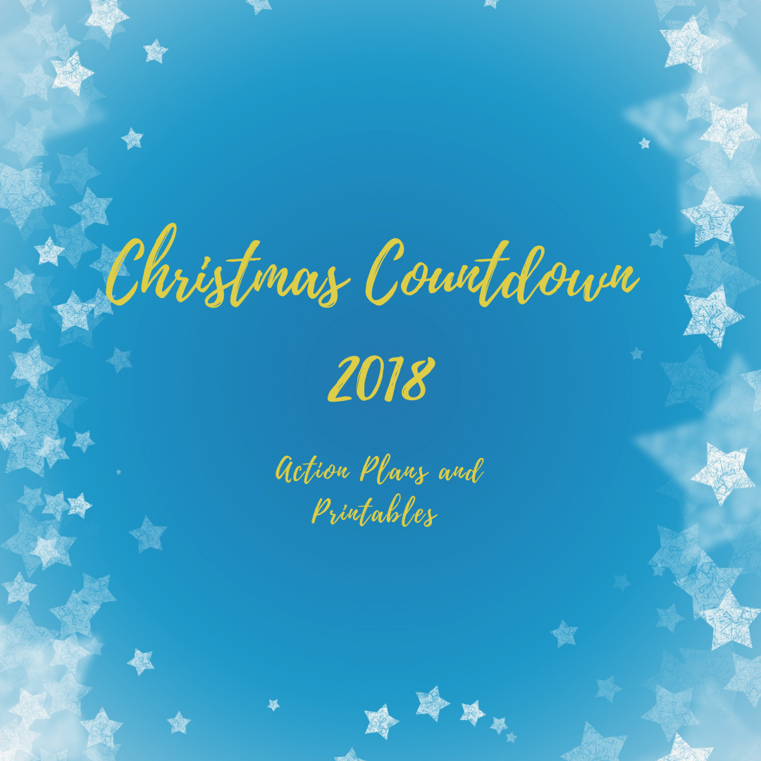 Christmas Countdown Planner 2018 Printables are now available Printed